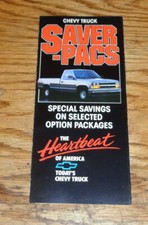 Usado, Folheto de vendas original 1988 Chevrolet Truck Saver-Pac 88 S-10 C/K Pickup Blazer comprar usado  Enviando para Brazil