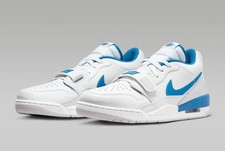 Tênis de basquete Nike Air Jordan Legacy 312 baixo branco azul masculino tamanho EUA 11 novo✅ comprar usado  Enviando para Brazil