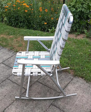 Schaukelstuhl camping faltbar gebraucht kaufen  Wertingen