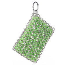 Cast Iron Cleaner Stainless Steel Cleaning Scrubber for Cast Iron Pans (Green) comprar usado  Enviando para Brazil