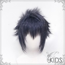 Peruca cosplay FF15 Final Fantasy Noctis cabelo curto masculina peruca de Halloween preta e cinza , usado comprar usado  Enviando para Brazil