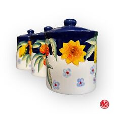 Tris barattoli ceramica usato  Verrua Savoia