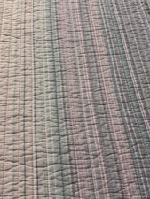 Colcha de retalhos listrada Beachy Colors 102x95 king #971 comprar usado  Enviando para Brazil