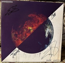 Disco LP de vinil transparente Planet Zero assinado por Shinedown comprar usado  Enviando para Brazil