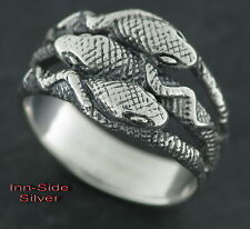 Gothic schlangenring snake gebraucht kaufen  Eberswalde