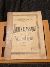 Album classique violon d'occasion  Rennes