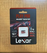 Switch de Cartão Lexar 1TB PLAY PRO microSD Express 2 UHS-I SDXC 900/600 MB/s EM MÃOS comprar usado  Enviando para Brazil