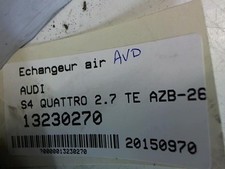 Intercambiador aire audi d'occasion  Hendaye