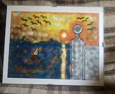 Quadro artigianale mare usato  Castrovillari