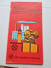 Ddr stadtplan karl gebraucht kaufen  Erfurt