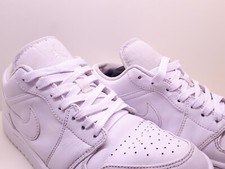 Używany, Nike Air Jordan 1 Low Triple White Retro 44,5 28,5cm 10,5 US na sprzedaż  PL