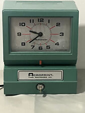 Acroprint time recorder for sale  Las Vegas