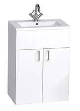 Gloss white bathroom for sale  WATFORD