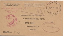 CAPO 5047, Força de Emergência Contingente Canadense da ONU 1, Pisa, Itália para ... (M5835) comprar usado  Enviando para Brazil