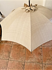 Vintage parasol beige d'occasion  Expédié en Belgium