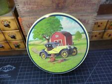 Vintage round tin for sale  Leopold