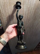 Statuette bougeoir chérubin d'occasion  Plaintel