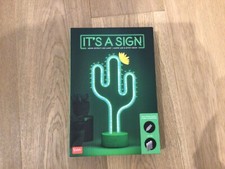 Neon lampada cactus usato  Roma