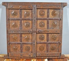 Painel de janela antigo de madeira para decoração de parede com moldura original antigo fino feito à mão comprar usado  Enviando para Brazil
