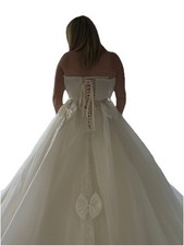 Cinderella brautkleid schleppe gebraucht kaufen  Viereth-Trunstadt