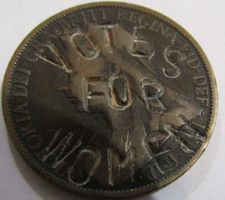 Suffragette penny defaced for sale  NEWARK