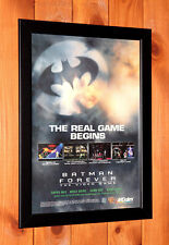 1995 Batman Forever SNES Sega Genesis Game Boy pôster promocional vintage/anúncio emoldurado, usado comprar usado  Enviando para Brazil