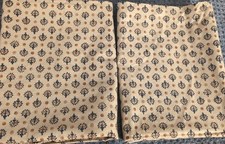 2 fundas de almohada estándar vintage Ralph Lauren Northern Cape Foulard algodón óxido  segunda mano  Embacar hacia Mexico