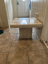 Marble travertine side for sale  HITCHIN