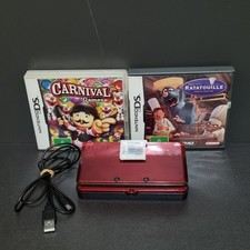 Usado, Console Nintendo 3DS vermelho e preto - videogame portátil + 3 jogos, suporte, SD MUITO BOM ESTADO comprar usado  Enviando para Brazil