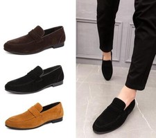Pantoufles homme daim d'occasion  France
