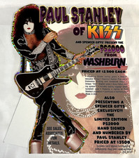 Usado, KISS Paul Stanley Display Promocional PS-2000 Washburn Guitarra Spencers Stand-Up KISS comprar usado  Enviando para Brazil