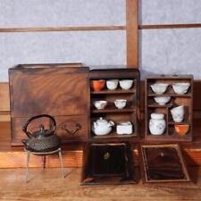 Conjunto de móveis Brazier miniatura Hibachi sencha casa de bonecas madeira japonesa WO310, usado comprar usado  Enviando para Brazil