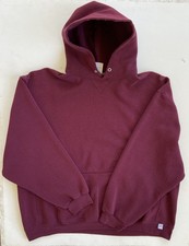 Moletom com capuz vintage Y2K Russell Athletic tamanho XXL marrom, usado comprar usado  Enviando para Brazil