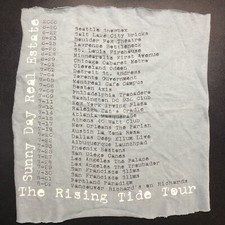 Usado, Camiseta Sunny Day Real Estate RARA Rising Tide 2000 Tour Concert Patch Recortado comprar usado  Enviando para Brazil