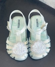 Mini sandália pescador Melissa Aranha azul perolado concha infantil tamanho 8 comprar usado  Enviando para Brazil