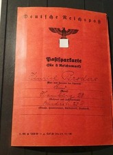 Deutsches reich postsparkarte gebraucht kaufen  Edewecht