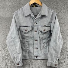 Jaqueta Maverick Vintage Anos 70 Azul Bell Cinza Tamanho 40 Botão Frontal Feita Nos EUA * comprar usado  Enviando para Brazil