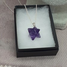 Merkaba sterling silver for sale  HELENSBURGH