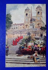 Cartolina antica roma usato  Italia
