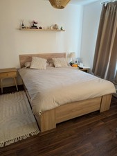 Light oak double for sale  WARRINGTON