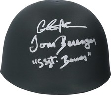 Capacete Redplica assinado pelotão Charlie Sheen e Tom Berenger com SSGT Barnes Insc comprar usado  Enviando para Brazil
