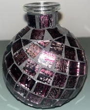 Small mosaic vase for sale  DEREHAM