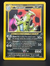 Tyranitar 12/75 Holo Rzadki Pokémon 2001 Neo Discovery DMG na sprzedaż  Wysyłka do Poland