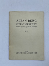Noten berg streichquartett gebraucht kaufen  Berlin