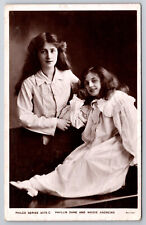 Cartão postal P182 estrela de cinema silencioso C1910 Phyllis Dare With Maude Andrews, Philco, usado comprar usado  Enviando para Brazil