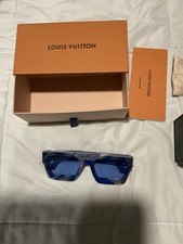 Óculos de sol Louis Vuitton Millionaires 1.1 azul cinza mármore Z1506E comprar usado  Enviando para Brazil
