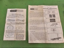Hornby operating sheets. for sale  MARKET RASEN