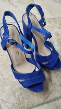 Sandalo donna blu usato  Supersano