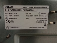 Módulo Electrónico Lavadora Bosch Mod. 20420EE/01, Ako 738060-04. Bsh... comprar usado  Enviando para Brazil