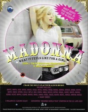 Usado, MADONNA Raro 2001 o que parece PROMO TRADE AD Cartaz para CD de Música Perfeito 8,5x11 comprar usado  Enviando para Brazil